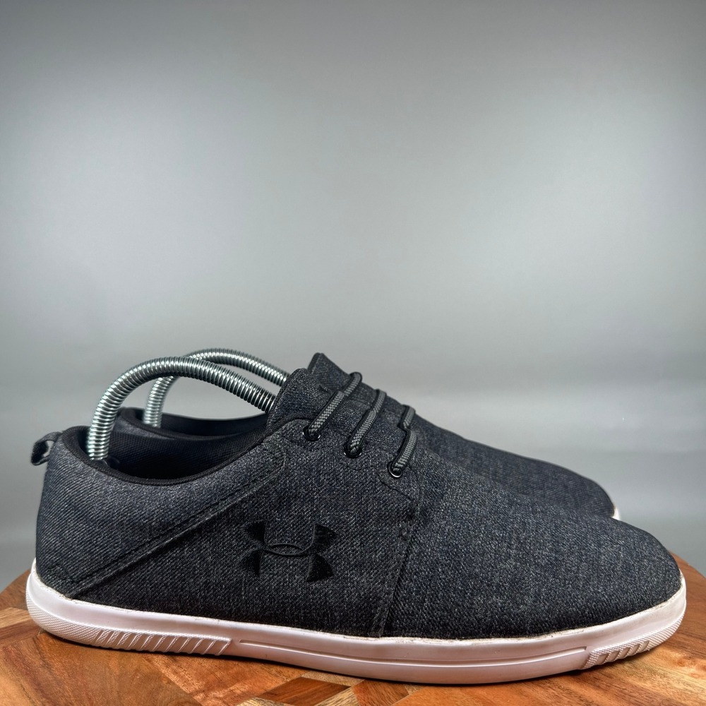 Under Armour Street Encounter IV Mens 9 Black Canvas Slip On Shoes 3000029-001